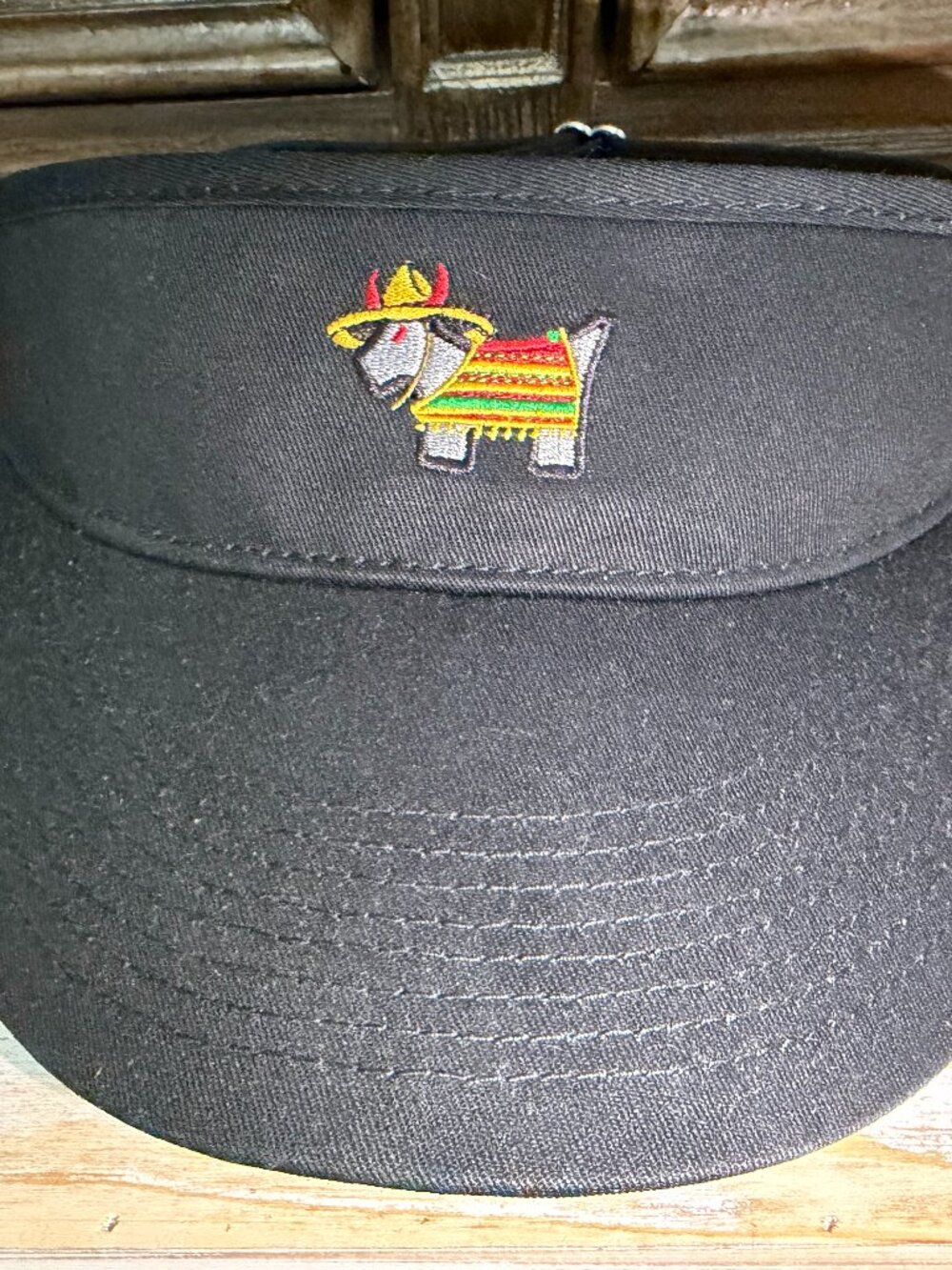 Scotty Cameron Serape Bulldog Black Golf Visor